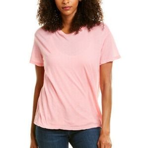 🔥Monrow Double Layer Crew Tshirt peachy pink. M